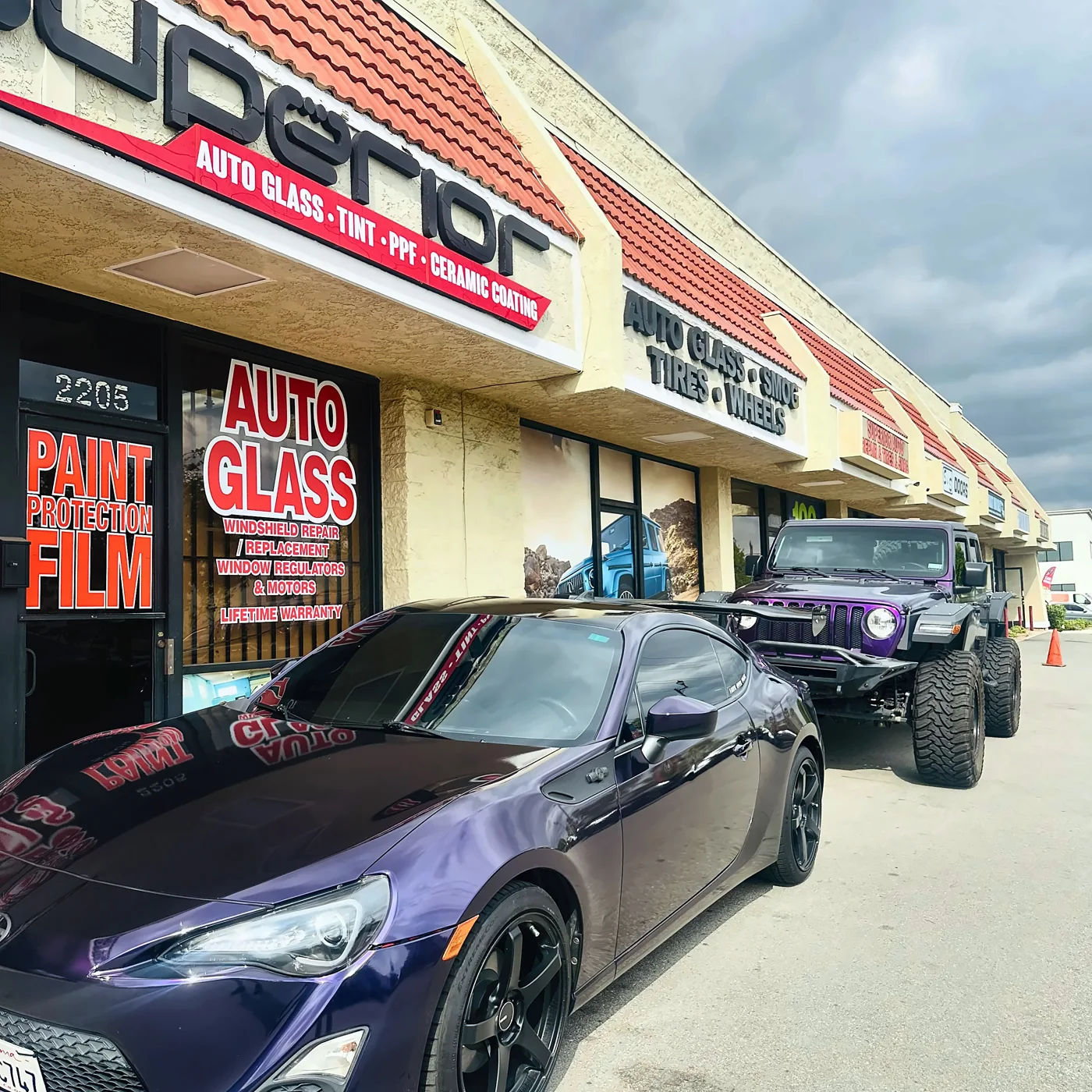 Photograph from the Superior shop in Ontario, CA