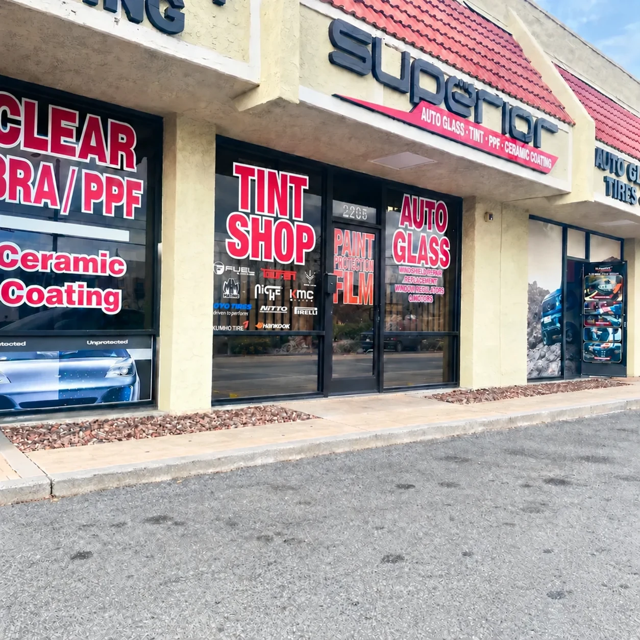 Photograph from the Superior shop in Ontario, CA